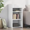 Image de vidaXL Buffet blanc 45x42,5x93 cm bois d'ingÃ©nierie