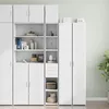 Image de vidaXL Armoire de rangement mince blanc 30x42,5x225 cm