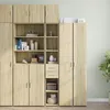 Image de Vidaxl Armoire De Rangement Mince ChÃªne Sonoma 30x42,5x225 Cm