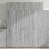 Image de vidaXL Armoire de rangement sonoma gris 80x42,5x225 cm