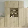 Image de Vidaxl Buffet Haut ChÃªne Sonoma 80x42,5x249 Cm Bois D'ingÃ©nierie