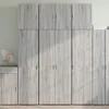 Image de vidaXL Buffet haut sonoma gris 80x42,5x249 cm bois d'ingÃ©nierie