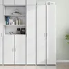 Image de vidaXL Buffet haut blanc 30x42,5x185 cm bois d'ingÃ©nierie