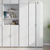 Image de vidaXL Buffet haut blanc 40x42,5x185 cm bois d'ingÃ©nierie
