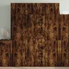 Image de Vidaxl Buffet Haut ChÃªne FumÃ© 70x42,5x185 Cm Bois D'ingÃ©nierie