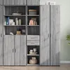 Image de vidaXL Buffet haut sonoma gris 40x42,5x185 cm bois d'ingÃ©nierie