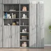Image de vidaXL Buffet haut sonoma gris 40x41x185 cm bois d'ingÃ©nierie