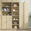 Image de vidaXL Buffet haut chÃªne sonoma 50x41x185 cm bois d'ingÃ©nierie