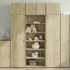 Image de vidaXL Buffet haut chÃªne sonoma 70x41x185 cm bois d'ingÃ©nierie