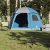 Image de Vidaxl Tente De Familiale Igloo 6 Personnes Bleu ImpermÃ©able