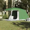 Image de Tente De Camping Avec DÃ´me Porche 5 Personnes Vert ImpermÃ©able
