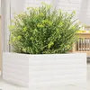 Image de Vidaxl JardiniÃ¨re Blanc 50x50x23 Cm Bois De Pin Massif