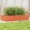 Image de Vidaxl JardiniÃ¨re Cire Marron 110x60x23 Cm Bois De Pin Massif