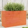 Image de Vidaxl JardiniÃ¨re Cire Marron 110x40x68,5 Cm Bois De Pin Massif