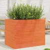 Image de Vidaxl JardiniÃ¨re Cire Marron 90x60x68,5 Cm Bois De Pin Massif