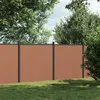 Image de vidaXL Panneau de clÃ´ture marron 353x186 cm WPC
