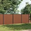 Image de vidaXL Panneau de clÃ´ture marron 526x186 cm WPC