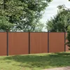 Image de vidaXL Panneau de clÃ´ture marron 872x186 cm WPC