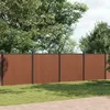 Image de vidaXL Panneau de clÃ´ture marron 1564x186 cm WPC