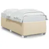Image de vidaXL Cadre de lit sans matelas crÃ¨me 100x200 cm tissu