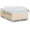Image de vidaXL Cadre de lit sans matelas crÃ¨me 120x200 cm tissu