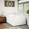 Image de vidaXL Cadre de lit Blanc 120x200 cm Similicuir