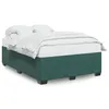 Image de vidaXL Cadre de lit Vert foncÃ© 140x200 cm Velours