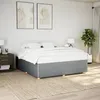 Image de vidaXL Cadre de lit sans matelas gris clair 180x200 cm tissu