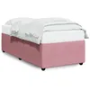 Image de vidaXL Cadre de lit sans matelas rose 90x190 cm velours