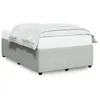 Image de vidaXL Cadre de lit sans matelas gris clair 120x190 cm velours