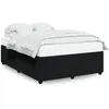 Image de vidaXL Cadre de lit sans matelas noir 160x200 cm velours