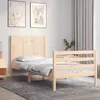 Image de vidaXL Sommier Ã  lattes de lit avec matelas Noir 140x190 cm Similicuir