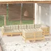 Image de vidaXL Sommier Ã  lattes de lit avec matelas CrÃ¨me 140x200 cm Tissu