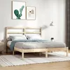 Image de vidaXL Sommier Ã  lattes de lit avec matelas Noir 200x200 cm Tissu