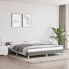Image de vidaXL Sommier Ã  lattes de lit avec matelas Bleu 100x200 cm Tissu
