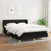 Image de vidaXL Sommier Ã  lattes de lit avec matelas Bleu 140x200 cm Tissu