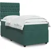 Image de vidaXL Sommier Ã  lattes de lit et matelas Vert foncÃ© 80x200 cm Velours