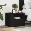 Image de vidaXL Tables de chevet murales 2 pcs blanc 45x30x35 cm