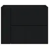 Image de Tables de chevet VidaXL  Table de chevet  murale noir 45x30x35 cm P31599917