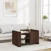 Image de vidaXL Table basse chÃªne marron 80x50x50 cm bois d'ingÃ©nierie