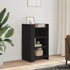 Image de vidaXL Buffet noir 45x35x75 cm bois dÂ¿ingÃ©nierie