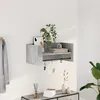 Image de vidaXL ÃtagÃ¨re murale gris bÃ©ton 70,5x35x30,5 cm bois d'ingÃ©nierie