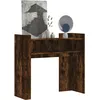Image de vidaXL Table console chÃªne fumÃ© 100x35x90 cm bois d'ingÃ©nierie
