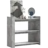 Image de vidaXL Table console gris bÃ©ton 100x35x90 cm bois d'ingÃ©nierie