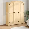 Image de Vidaxl Garde-Robe Corona 151,5x52x186 Cm Bois De Pin Massif