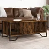 Image de vidaXL Table basse chÃªne fumÃ© 100x51x40 cm bois d'ingÃ©nierie