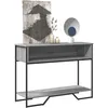 Image de vidaXL Table console sonoma gris 100x35x74,5 cm bois d'ingÃ©nierie