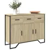 Image de Vidaxl Buffet ChÃªne Sonoma 97x32,5x74,5 Cm Bois D'ingÃ©nierie