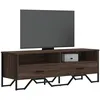 Image de vidaXL Meuble TV chÃªne marron 122x34x41 cm bois d'ingÃ©nierie