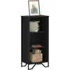 Image de vidaXL BibliothÃ¨que noir 50x31x106 cm bois d'ingÃ©nierie